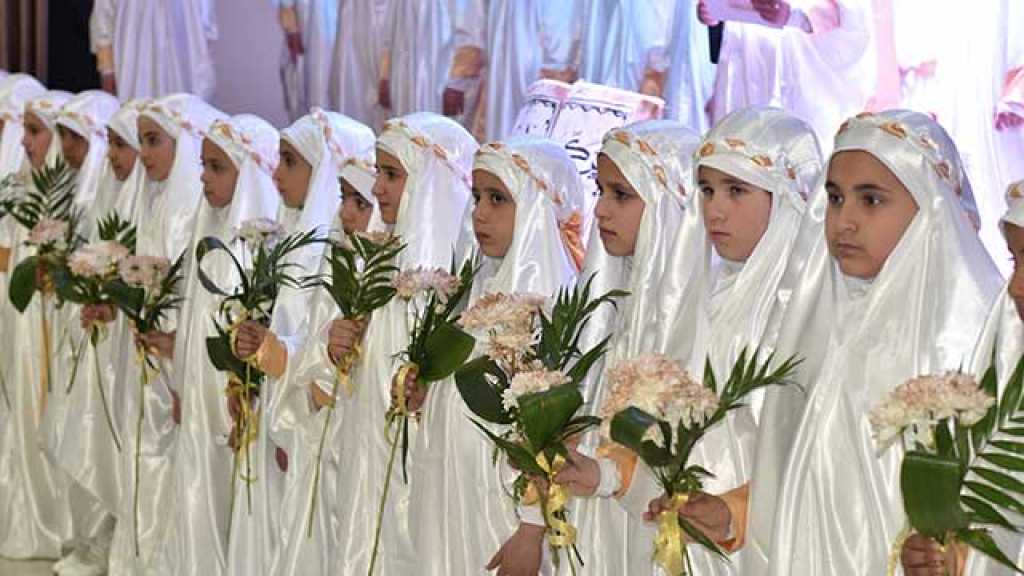 مدارس المهدي (ع) في بعلبك ولجنة إمداد الإمام الخميني (قده) تقيمان احتفال التكليف لـ 132 فتاة