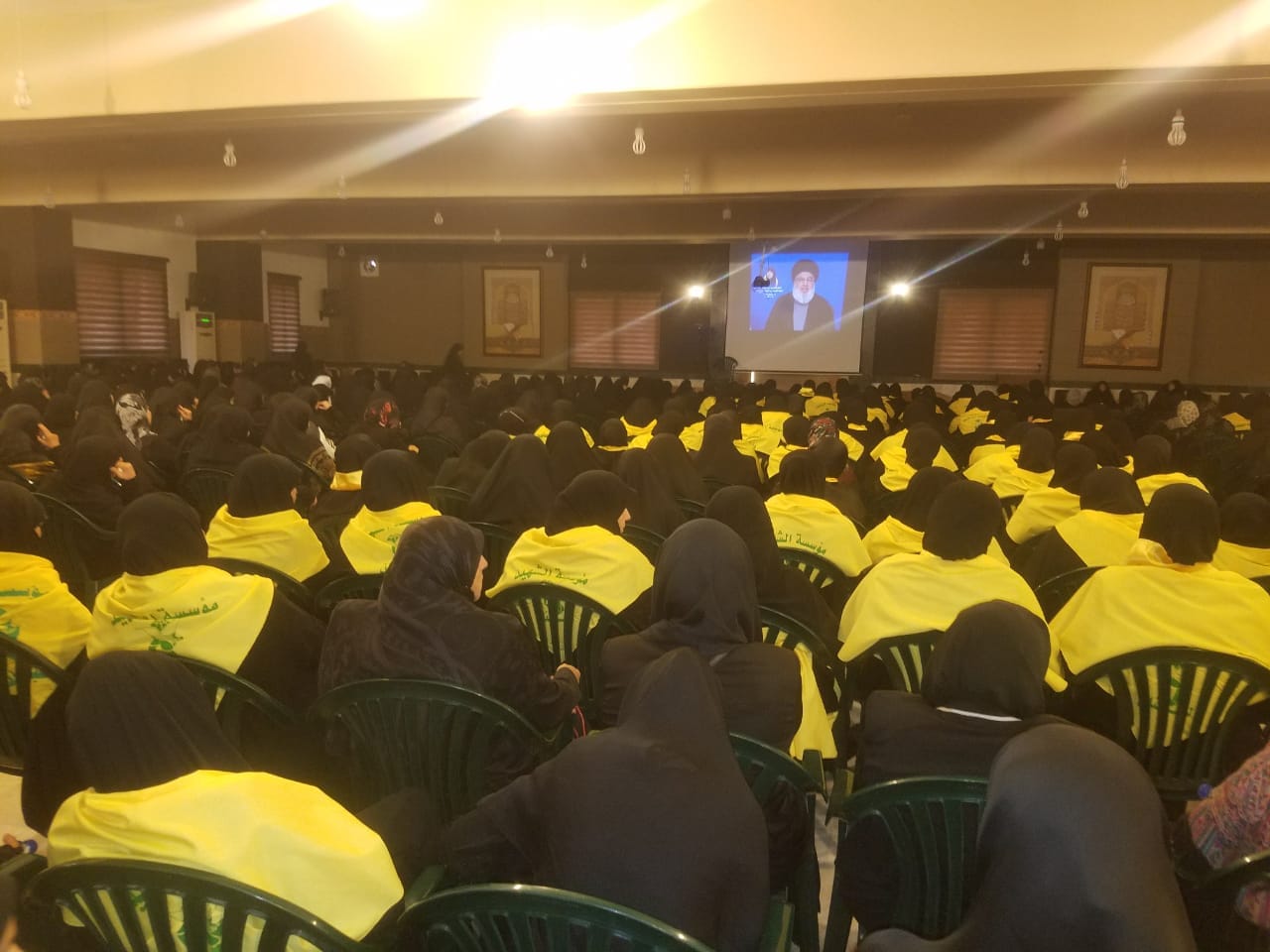 حزب الله يقيم حفلاً تأبينياً للحاجة أم عماد مغنية